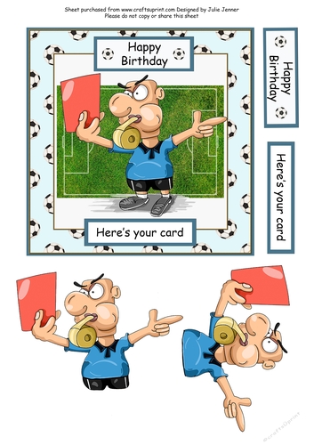 Football Heres your card