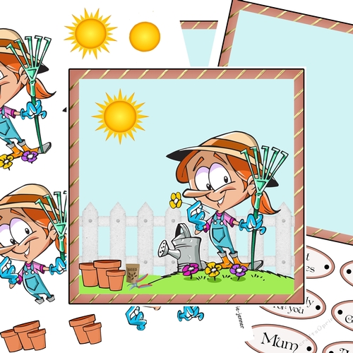 Gardener Female 7 x 7 mini kit
