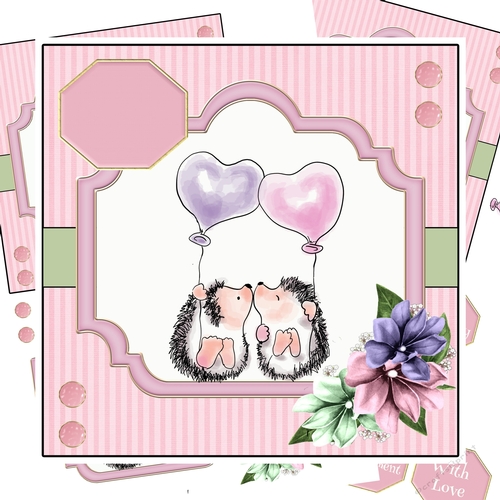 Hedgehogs With Balloons