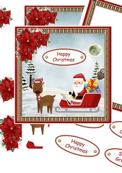 Santa and sleigh