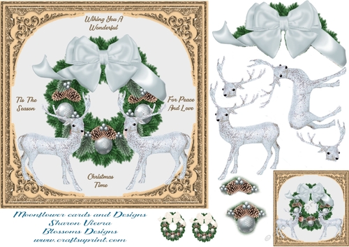Christmas Wreaths gold