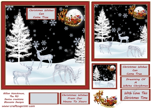 Christmas Santa and Reindeer
