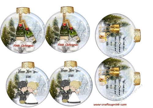 Baubles Christmas set three