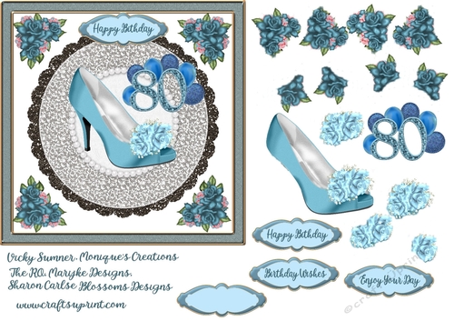 Blue Birthday  age 80
