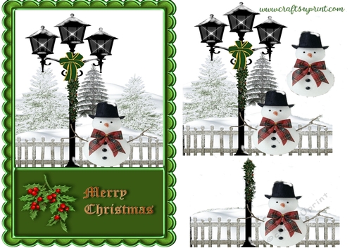 christmas lamposts