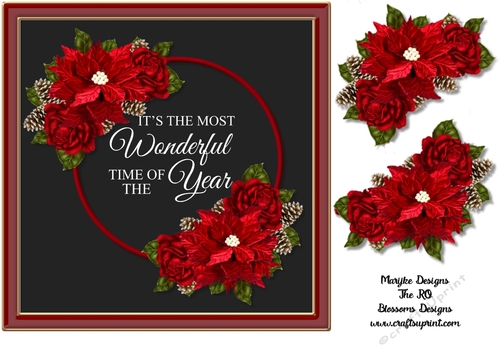 Christmas sentiment approx 7,1/2 x 7,1/2