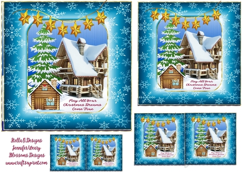 A lovely Christmas topper Scene 