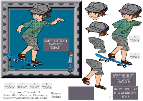 boys birthday 3 to 8yrs     