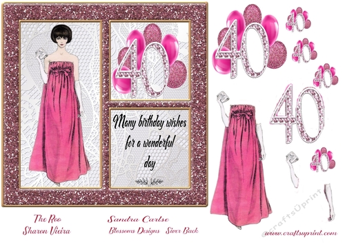 40th birthday female pink1