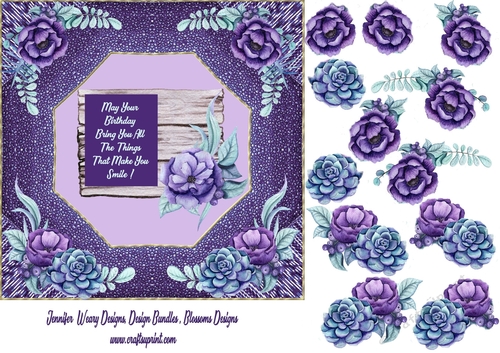 Birthday love  3 aprox 7x7 inch
