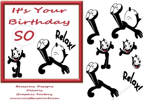 Humorous Cat Birthday