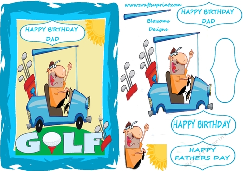 Fathers day or Dads birthday