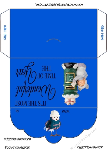 Christmas money wallet 