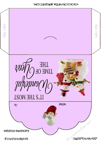 Christmas money wallet 3