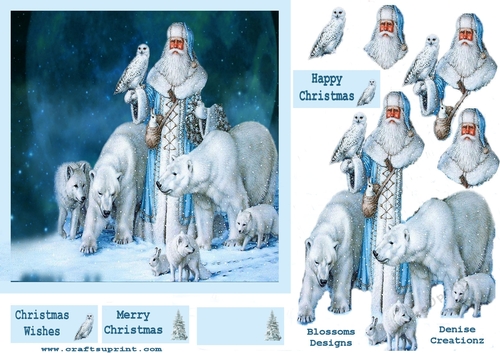 A lovely Christmas Design approx 7 x 7inches
