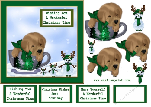 Christmas Pup in A cup 4