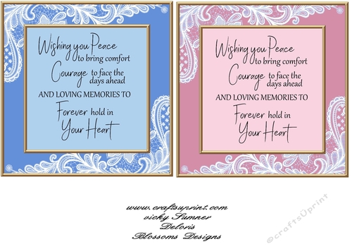 2 Sympathy toppers 