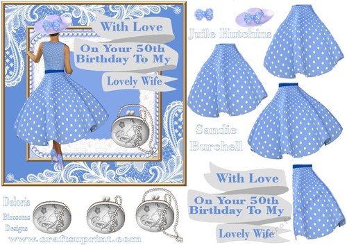 50th Birthday Lady Wife