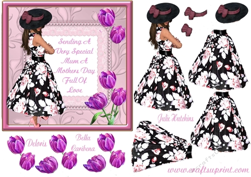 A lovely mothers day design 