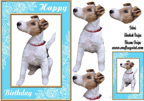 Happy Birthday dog parsons terrier