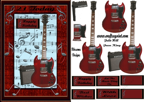 Guitar birthday 21st