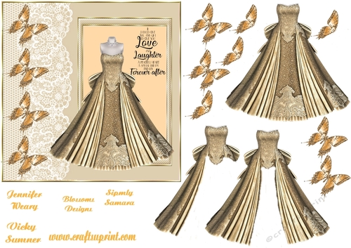 Butterflies and dresses birthday 1