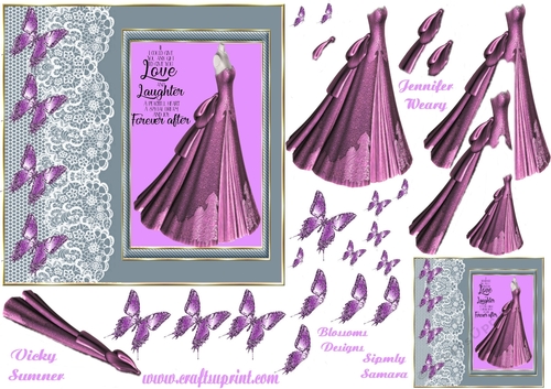 Butterflies and dresses birthday 2