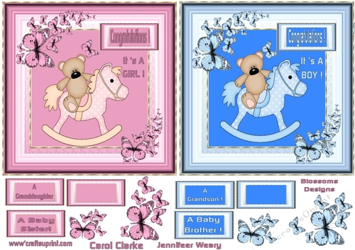 2 new baby toppers boy or girl