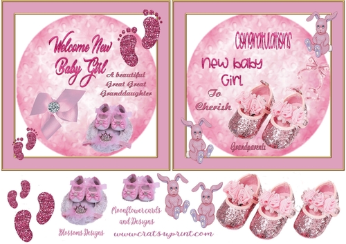 New baby girl great great granddaughter and granddaughter sheet 