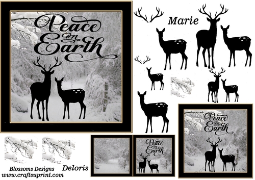 Black and White Christmas 1