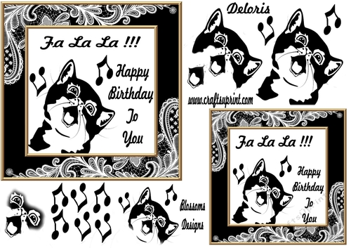 Cat birthday Design