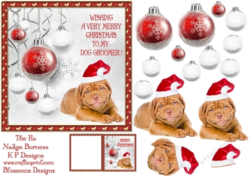 Dog Groomer Christmas Design 5