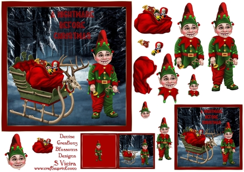 A Scary nightmare before Christmas design 3
