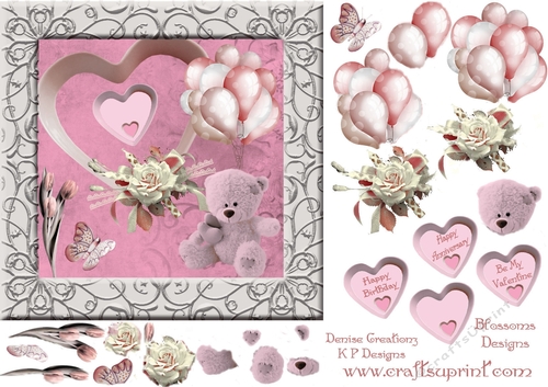 A birthday, Anniversary or Valentine design 2