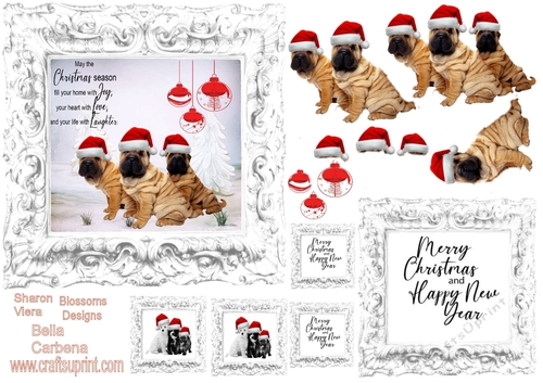 Christmas dogs 4