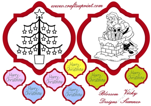 Christ colour card toppers 