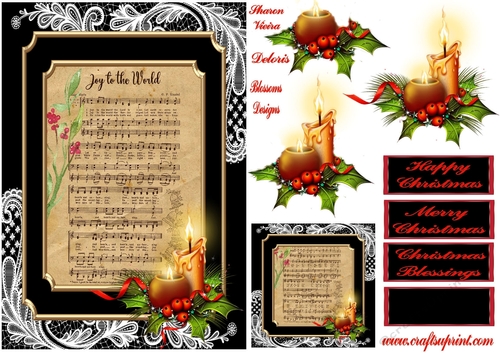 Joy to the World carol design