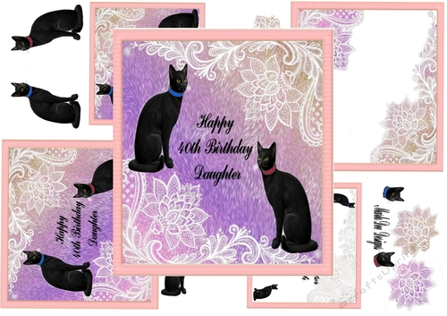 black cat 40th birthday daughter