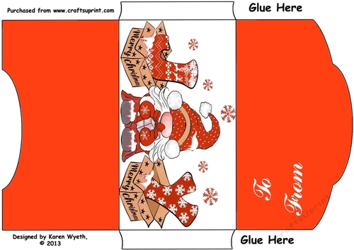 Christmas money wallet 9