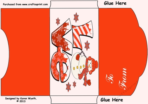 Christmas money wallet 12