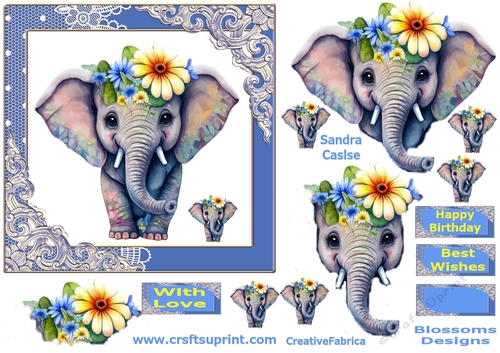 Beautiful Elephant Design 2