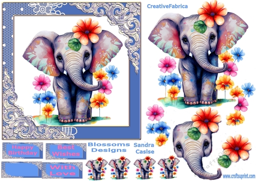 Beautiful Elephant Design 3