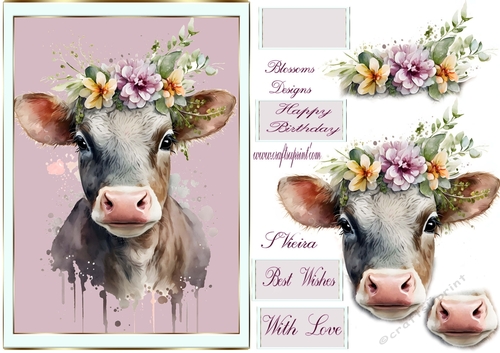 lovely cow design