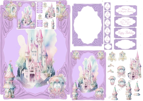 A lovey Fantasy Birthday Design 