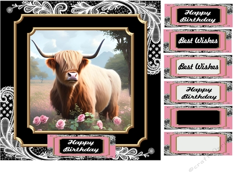 Highland cow birthday