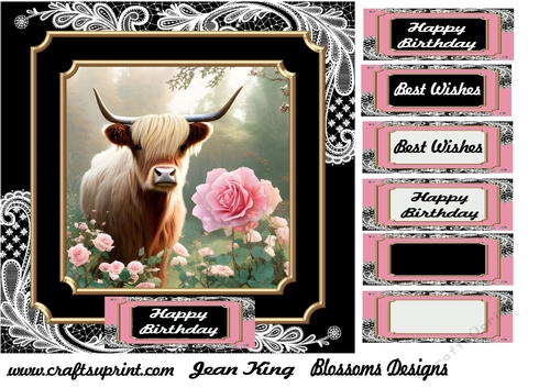 Highland cow birthday