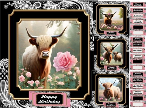 Highland cow birthday