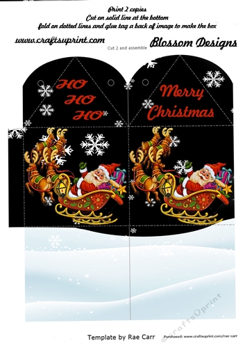 Santa gift bag 1