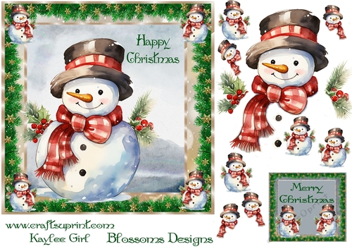 7x7 Vintage Christmas