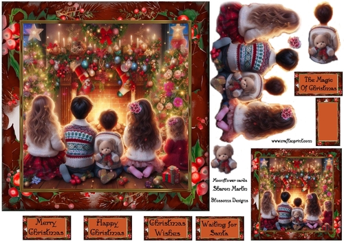 A  lovely waiting for Christmas design